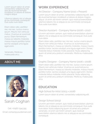Bsc Resume Doc Format for Freshers